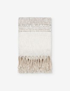 Modern Luxury Handmade <b>Striped</b> Knitted Eco-Friendly Cotton Throw Blanket Anti-Pilling Rectangular Home Use All-Season 18+ Years - Product Image 2