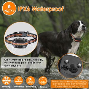 Rastreador GPS Inalámbrico 2 en 1 a Prueba de Agua IPX6 para Perros con Collar, Alcance de 32-2887 Pies, Rastreador de Mascotas - Product Image 5