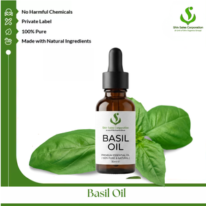 Premium Basil Essential Oil Manufacturer with Bulk Supply Options for Personal Care Fragrance and Industrial Product Development - Product Image 1