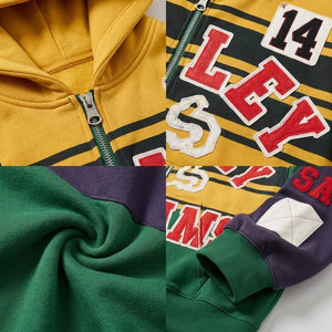 Sudadera con Capucha Valley Dreams para Hombre, Diseño Color Block, Informal, para Otoño, con Estampado, Corte Regular - Product Image 6