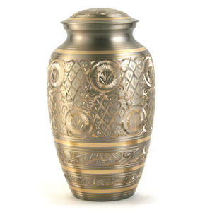 Urna Funeraria de Aluminio Negra y Dorada con Árbol de la Vida, Hecha a Mano, para Cenizas Humanas de Adultos, Recipiente Conmemorativo para Entierro - Product Image 6
