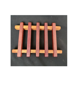 Wood Trivets Handicraft Best Pot and Pan Holders Square Hot Pad Trivet Wooden Heat Resistant Mat - Product Image 1