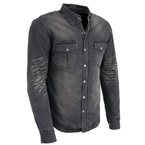 Camisas de Mezclilla Transpirables de Corte Ajustado, Casuales, con Logotipo Personalizado, de Moda, a Precio de Fábrica, del Mejor Fabricante - Product Image 1