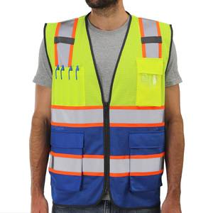 Regular Wear High Quality Security Vest Breathable Polyester Material New Style Sports Wear Newest Design Security Vest - Product Image 5
