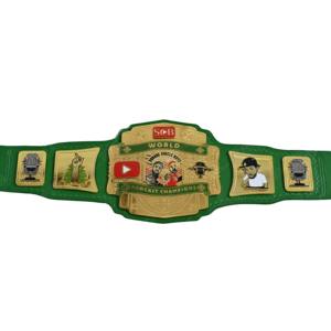 Cinturones de Campeonato de Lucha Libre Profesional Blaze, Diseño Personalizado, MMA, Boxeo, UFC, Karate, Jiu-Jitsu, Impermeables, Duraderos, de Cintura Alta - Product Image 1