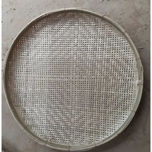 Handcrafted Bamboo Woven Lattice <b>Mirror</b> Frame Wholesale | Eco-Luxury Statement - Product Image 2