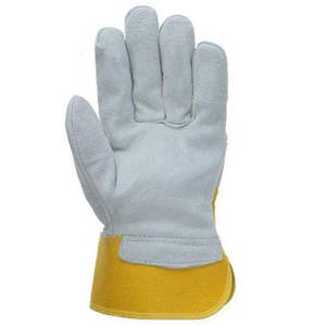 Guantes de Trabajo de Cuero Vacuno de Primera Calidad, Doble Palma, Seguridad Industrial, Venta al Por Mayor, Servicio OEM Disponible - Product Image 6
