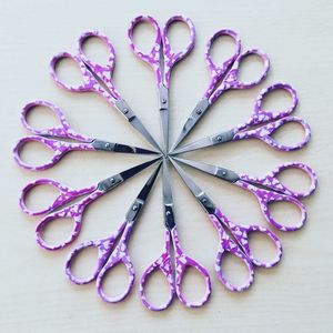 Tijeras de Bordado Profesionales de Acero Inoxidable con Mango Recubierto de Color, Tijeras para Tejer con Logotipo Personalizado, Tijeras para Uñas para Niños - Product Image 1