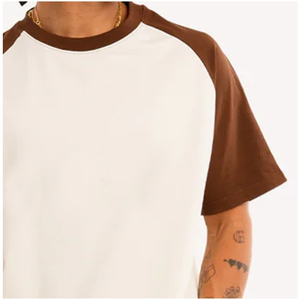 Customized High Quality Men's Oversized T-Shirts 100% Breathable Cotton Comfortable Heavy <b>Weight</b> Custom Printed <b>Blank</b> T-Shirts - Product Image 3