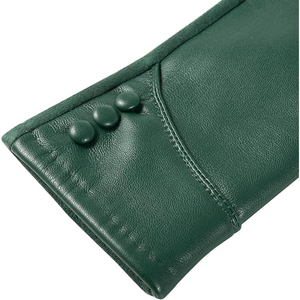 Gants de conduite en cuir tendance pour hommes avec doublure en peau de mouton et découpe pour écran tactile pour une utilisation facile du téléphone - Product Image 3
