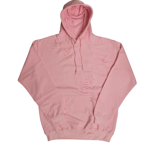 Hot Selling Customized Winter <b>Men</b> Distressed Hoodie Regular Fit Fleece Fabric Wholesale Best Selling Price - Product Image 1