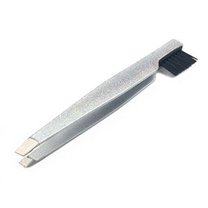 Ensemble d'outils de maquillage personnalisés de haute qualité avec étiquette privée, pinces à sourcils et ciseaux applicateurs 2-en-1 en acier inoxydable durable - Product Image 2