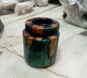 เตาเผาเครื่องหอมไม้เคลือบอีพ็อกซี่เรซิ่นสีตามสั่ง ดีไซน์สวยงามแบบอาหรับ ของขวัญที่ระลึก ของตกแต่งบ้าน - Product Image 3