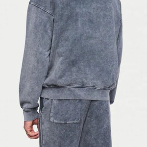 Chándal con Capucha Estampado y Lavado Ácido de Último Diseño para Invierno, Logotipo Personalizado, Tallas Grandes para Hombre, Secado Rápido, 100% Algodón, 2026 - Product Image 6
