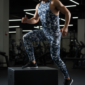 Moisture Wicking Muscled Bodybuilding Custom Digital Printed Skinny Tights Compression Leggings Workout Jogging Inner Pants - Product Image 3