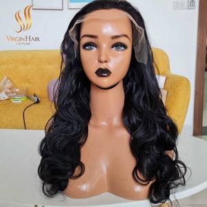 ผมต่อเวียดนามแท้ 5x5 คุณภาพสูง แบบไม่ผ่านกระบวนการ ลอนธรรมชาติ  พร้อมเชือกผูกแบบใส 5x5  สีต่างๆ - Product Image 4