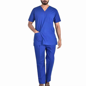 2026 Hot Sale Soft Polyester Hospital <b>Doctor</b> Wear Clothing Washable Nurse Scrub <b>Set</b> for Men Medical Nursing Scrub Uniforms - Product Image 2