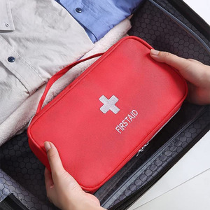 Bolsa de primeros auxilios profesional de cuero con organizador de medicamentos portátil para coche, oficina, hogar y emergencias al aire libre a bajo precio. - Product Image 6