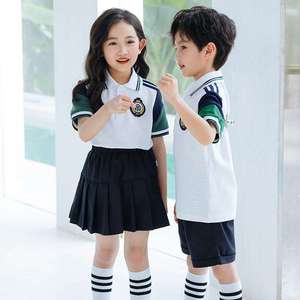 Camiseta Polo Escolar Personalizada para Niños, 100% Algodón, Logotipo Bordado, para Jardín de Infancia, Primaria y Secundaria - Product Image 1