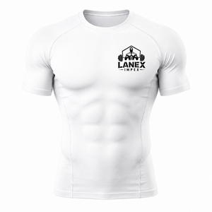 <b>Men</b> <b>Compression</b> T-<b>Shirt</b> Quick Dry Athletic Gym <b>Shirt</b> | Muscle Fit Workout Training Tee | Stretch Running Fitness Sportswear Tee - Product Image 2