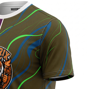 เสื้อวิ่งมาราธอนพิมพ์ลายแบบซับลิเมชั่นคุณภาพสูง ผ้าตาข่ายแห้งเร็ว ระบายเหงื่อได้ดี รับสกรีนโลโก้ ผลิตจากโรงงานโดยตรง - Product Image 4