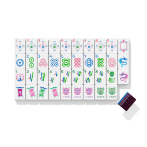Artesanía en Resina, Fichas de Mahjong Estilo Americano Hechas a Mano, Personalización de Fichas de Mahjong Verdes - Product Image 4