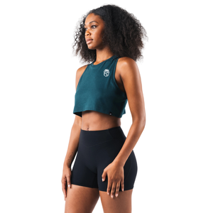 LDB Muscle Tank Camiseta sin mangas para mujer, corte ajustado, elástica, para gimnasio, entrenamiento, color cian oscuro - Product Image 2