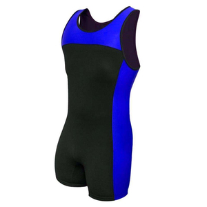 Maillots de lutte de haute qualité pour hommes, vêtements de sport pour haltérophilie et powerlifting, polyester/coton/élasthanne, respirants, anti-plis - Product Image 5