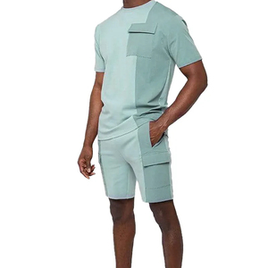 Ensemble T-shirt et short décontracté en molleton de coton polyester respirant, haute qualité, fabriqué au Pakistan - Product Image 2