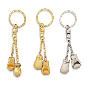 Porte-clés personnalisé en alliage de zinc avec breloque ours, alphabet anglais, style vintage, dessin animé - Product Image 4