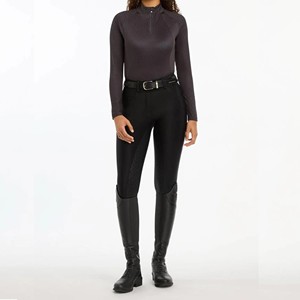 High Quality 4way Stretch Horse Riding <b>Equestrian</b> Shirt Top Base Layer Competition Show Shirt Polo in Soft Feel Technical Fabric - Product Image 4