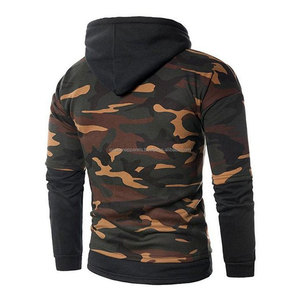 Sweat à capuche en coton brodé avec motif de personnage, design hivernal coupe-vent personnalisé pour un branding unisexe - Product Image 3
