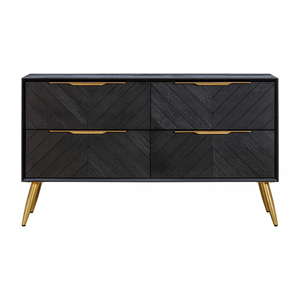 Collection GALAXY - Prix de gros - Commode en bois avec 4 tiroirs - Meuble de rangement pour chambre à coucher - Design moderne - Meubles pour la maison - Product Image 5