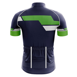 Ensemble de vêtements de cyclisme personnalisés avec impression par sublimation intégrale, maillots, vestes avec fermeture éclair et shorts de compression - Product Image 4
