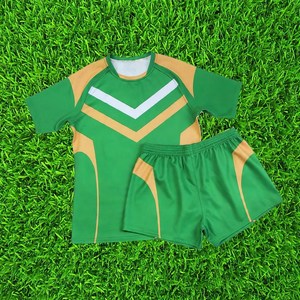 Tenue de rugby haut de gamme pour hommes : maillot et short légers, vêtements de sport confortables pour l'entraînement en équipe et les matchs. - Product Image 1