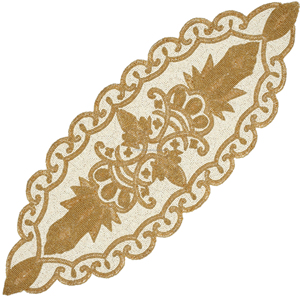 ผ้าปูโต๊ะผ้าฝ้ายคุณภาพสูงปักลวดลายหรูหราประดับลูกปัดตกแต่งห้องครัว - Product Image 1