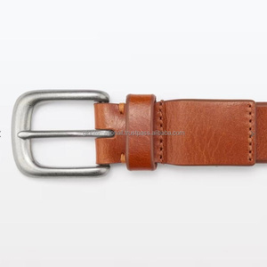 Ceinture décontractée en cuir véritable de haute qualité pour homme, pour jeans ou pantalons, avec boucle en alliage nickelé. - Product Image 2