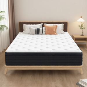 แผ่นรองที่นอนสปริงเดี่ยวขนาด 78x36x8 นิ้ว ผ้าไมโครไฟเบอร์นุ่มสบาย ซักได้ เหมาะสำหรับใช้ในบ้านหรือโรงแรม - Product Image 3