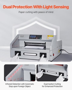 Cortadora de Papel de Alta Resistencia de 300W, Ancho de Corte de 11.8 pulgadas / 330 mm, Grosor de Corte de 1.5 pulgadas / 38 mm. - Product Image 5