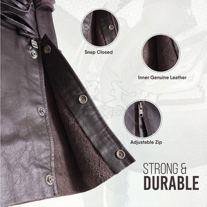 Low MOQ Full Leather <b>Chaps</b> Soft Touch Full Leather <b>Chaps</b> Featuring Durable Construction And Classic Appeal - Product Image 6
