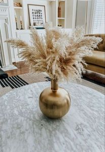 Vase en métal artisanal haut de gamme pour la décoration de la maison, porte-fleurs artistique pour le salon et la salle à manger - Product Image 6