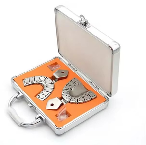 Ensemble de gouttières d'empreinte dentaire Azicon en acier inoxydable réutilisables et autoclavables pour implants ouverts et fermés - Product Image 1