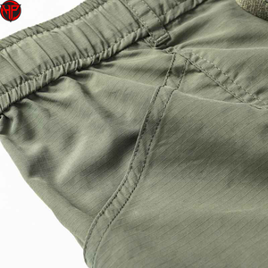Men's Large Size Summer Sports Cargo Shorts Mid Waist Loose Straight Tube Woven Closure Breathable Solid Fishing Shorts - Product Image 2