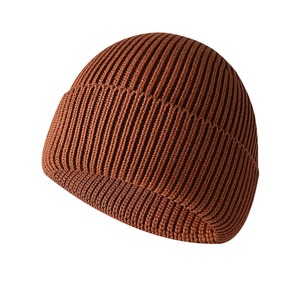 Gorro de Punto Acrílico Unisex Personalizado, Gorro de Invierno Cálido con Borde, Gorra de Calavera Suave y Elástica con Logotipo Bordado, Ropa Deportiva Informal para Exteriores - Product Image 5