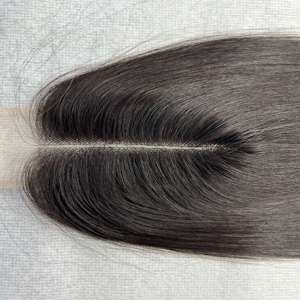 Extensiones de cabello humano virgen vietnamita con cierre de encaje HD fino, paquete de cabello con cierre, precio al por mayor - Product Image 3