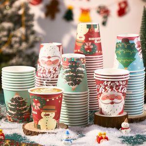 Confezione da 100 Bicchieri di Carta Usa e Getta da 10 oz per Natale, Bicchieri Rinforzati per Bevande Calde/Fredde, Tè, Caffè, Cioccolata Calda - Product Image 3