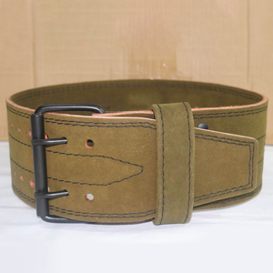Ceinture de musculation en cuir véritable pour squats et soulevés de terre, avec logo personnalisé, ceinture de musculation pour la salle de sport, fournisseur direct d'usine - Product Image 5