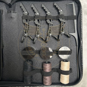 Kit d'outils professionnel pour extensions de cheveux en acier inoxydable de haute qualité, avec pinces micro-anneaux, logo personnalisable, service OEM - Product Image 3