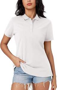 Polo pour femme à manches longues, rayé style rugby, abordable, t-shirt de sport à manches courtes, t-shirts de sport personnalisés pour femme, polo - Product Image 2