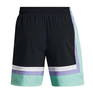 กางเกงขาสั้นกีฬาผู้ชายทรงกระชับผ้าคอร์ดูรอยสีพื้น ไซส์ใหญ่ ระบายอากาศได้ดี เหมาะสำหรับออกกำลังกาย เล่นบาสเก็ตบอล และกิจกรรมกลางแจ้ง - Product Image 2